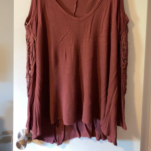 Mauve Grace & Lace Long Sleeve - Size Large - Picture 2 of 8